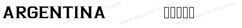 Argentina 2024字体转换